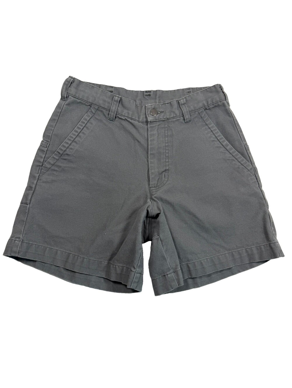 Patagonia Men's Chino Shorts Size 28 Gray 100% Cotton GORPCORE Flat Front